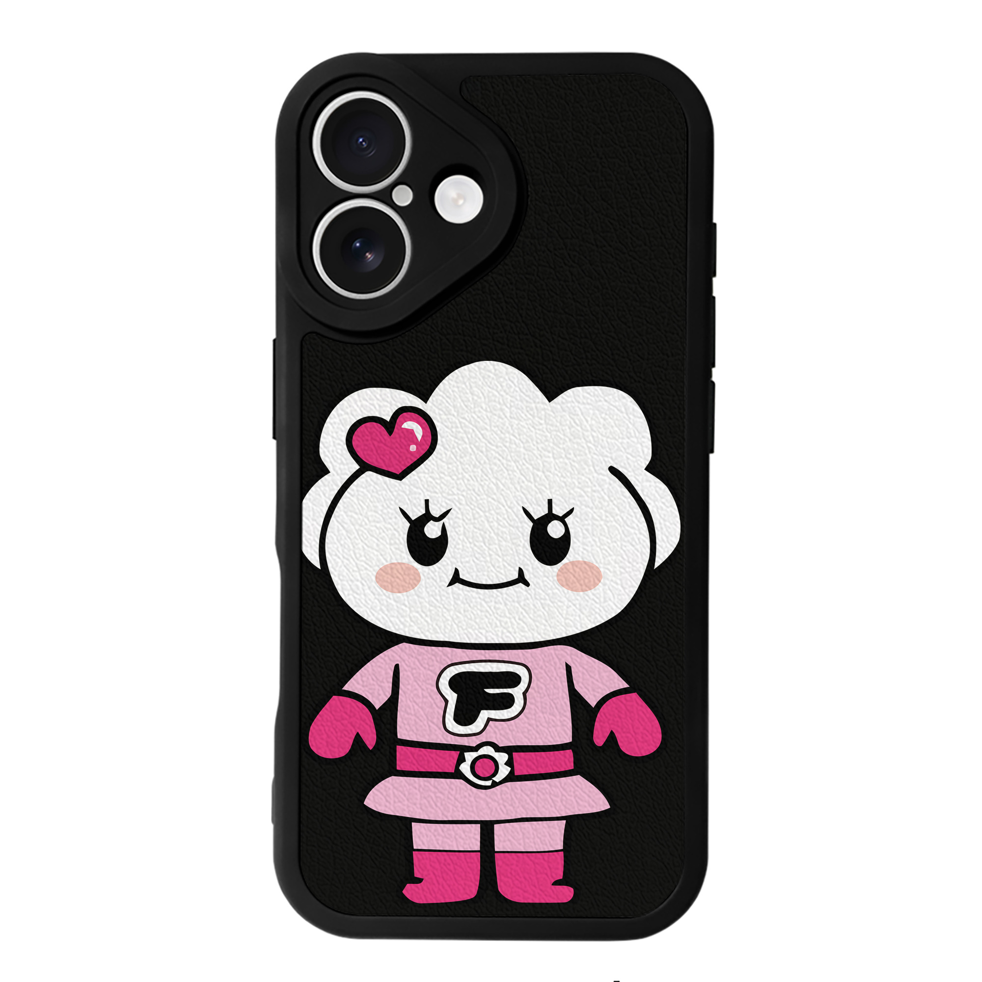 （画像用） アンパンマン Anpanman 【iPhone 16シリーズ対応】シリコンスマホケース（レザー調） 材質：シリコン